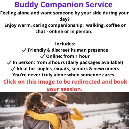 Buddy Companion Service: €40/hour