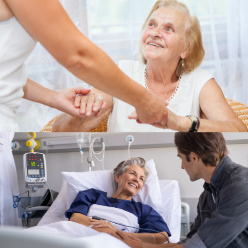 Visit service for Elderly & Sick People: €30/hour